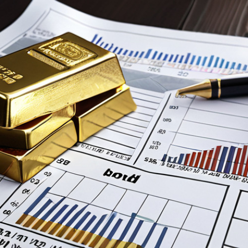 Home 15 **Prompt:** Diverse investment portfolio, showcasing corporate bonds, gold bars, and real estate blueprints. Sophisticated Thai investor analyzing charts with ESG data overlays. Clean, modern financial setting.