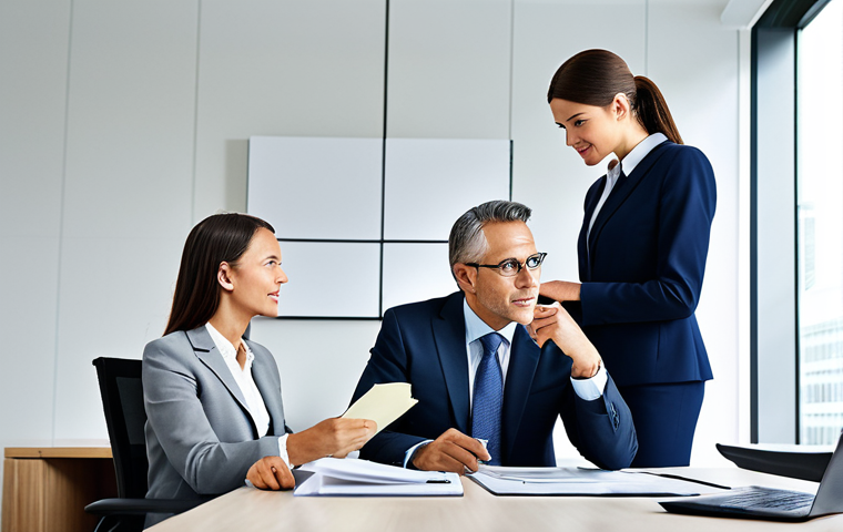 펀드투자상담사 실무와 이론 차이점 - Financial Planning Meeting**

"A professional financial planner in a modern office setting, fully cl...