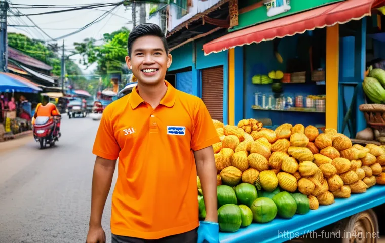펀드투자상담사로서 고객에게 추천하는 상품 - **Prompt:** A vibrant and optimistic scene depicting the Thai economy in