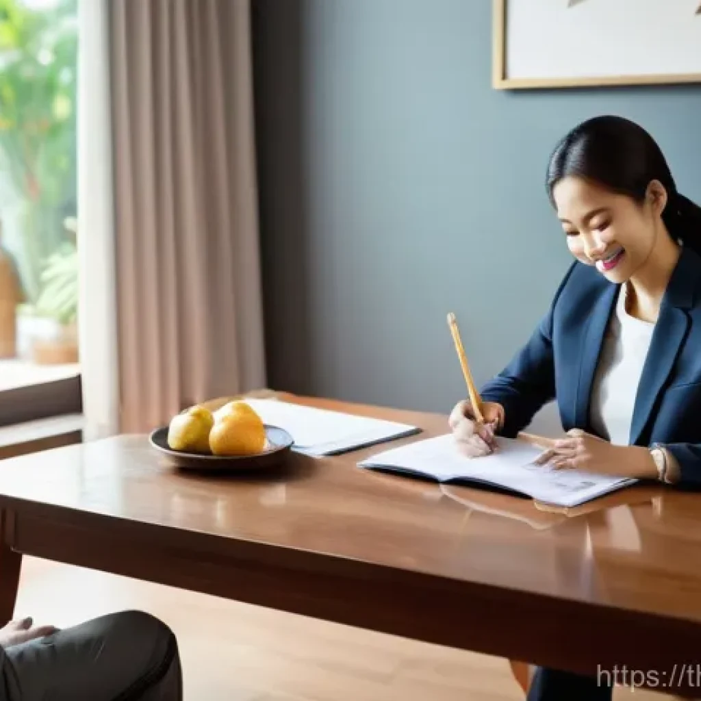 펀드투자상담사와 관련된 직무 환경 변화 - **Prompt 1: The Trustworthy Financial Life Planner**
"A warm and inviting scene inside a modern,...
