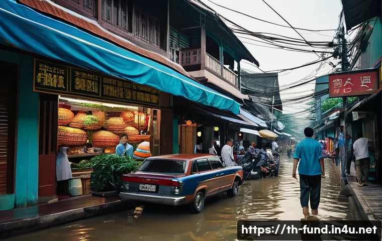 펀드투자상담사와 글로벌 금융 시장 사례 - **Prompt 1: Reflecting on Past Financial Crises in Thailand**
    "A cinematic and evocative image d...